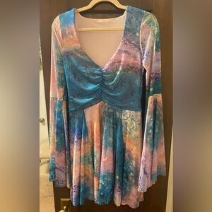 Black Milk JUPITER SPECTRE DRESS - NWT Bell Sleeves